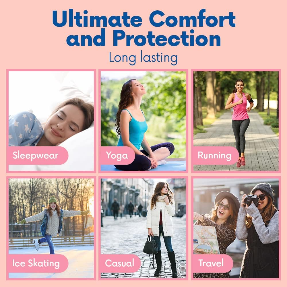 Debra Weitzner Fuzzy Socks for Women Non-Slip Warm Cozy Socks Fluffy Fleece Slipper Socks With Grips 5/6 Pairs - Image 6