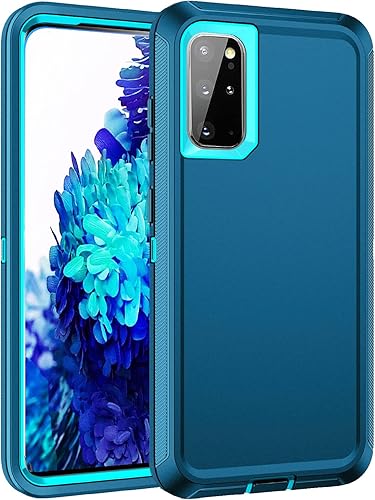 Funda para Galaxy S20 Plus 5G, a prueba de golpes, a prueba de caídas, a prueba de polvo, 3 capas, protección de cuerpo completo, resistente, de