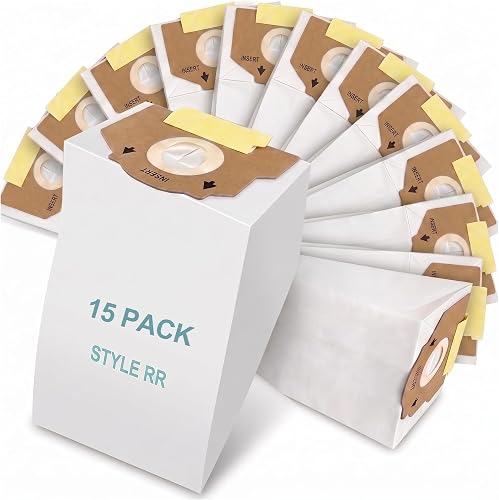 15 Pack Style RR Vacuum Bags Compatible with Eureka Boss…