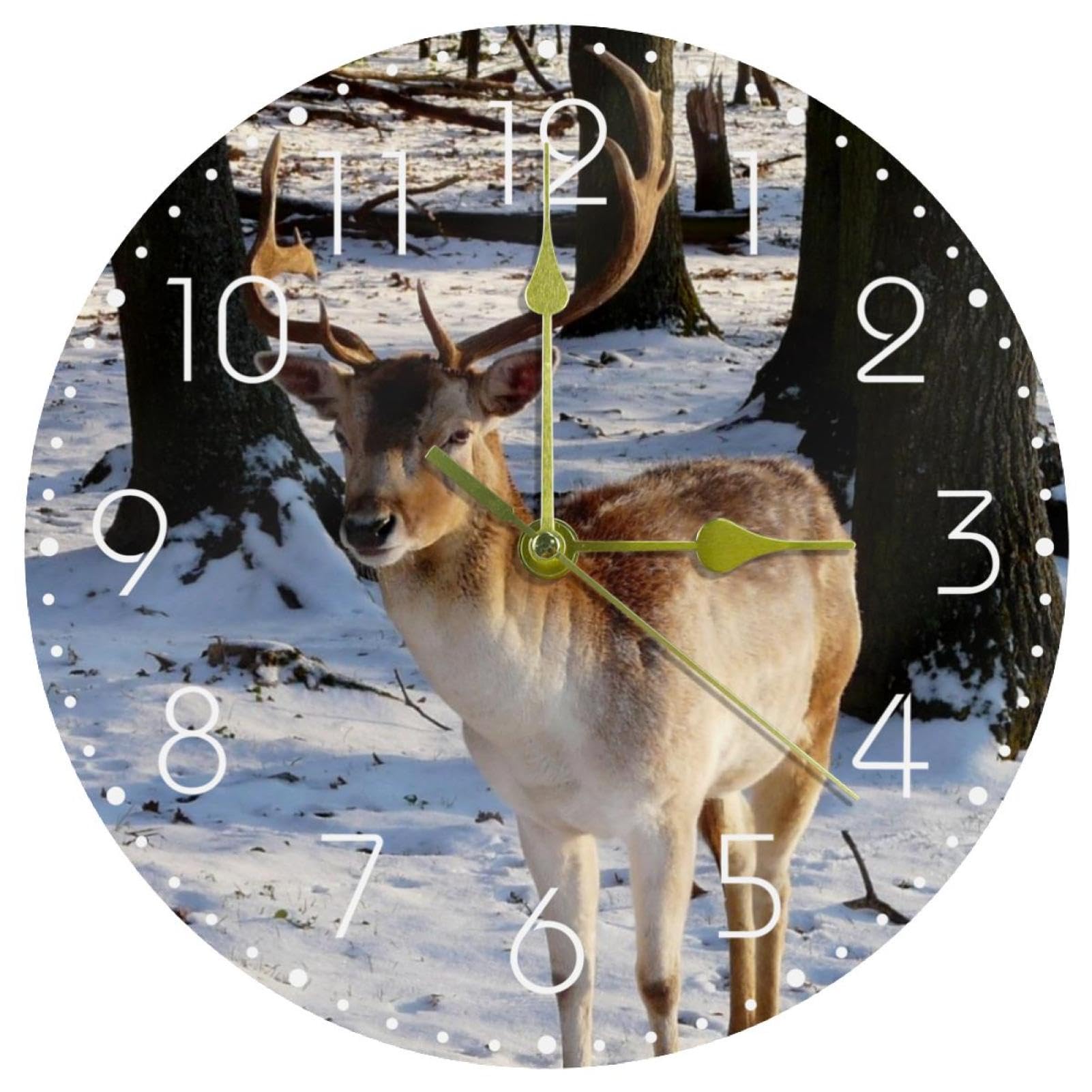 Horloge murale moderne sans tic-tac pour retrouver le calme dans votre chambre
