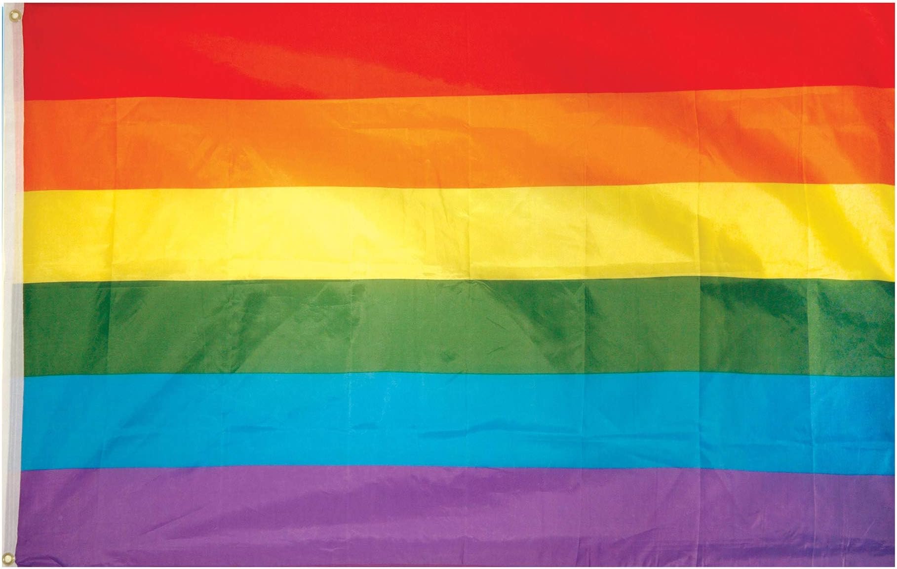 Multicolor Flag Banner (13 x 8 cm) 1 Pc. - Vibrant Rainbow Design, Perfect for Pride Events, Decoration, & Celebrations