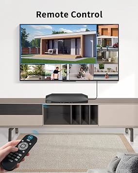 Outdoor CCTV Security Camera System with 2 Way Audio, 8.0MP IP Security Cameras with 8.0MP IP Cable, Home Surveillance Video Equipment with 4K NVR