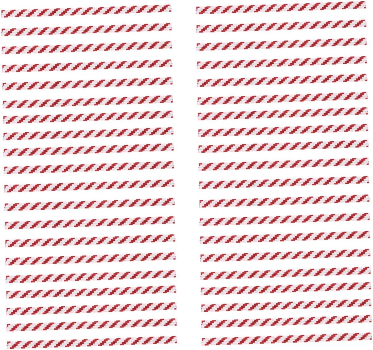 1400pcs Red White Stripe Bag Sealing Ties for Bread Baking Candy Snack Packaging Food Bag Closure Ribbons for Bakery and Homemade Bread