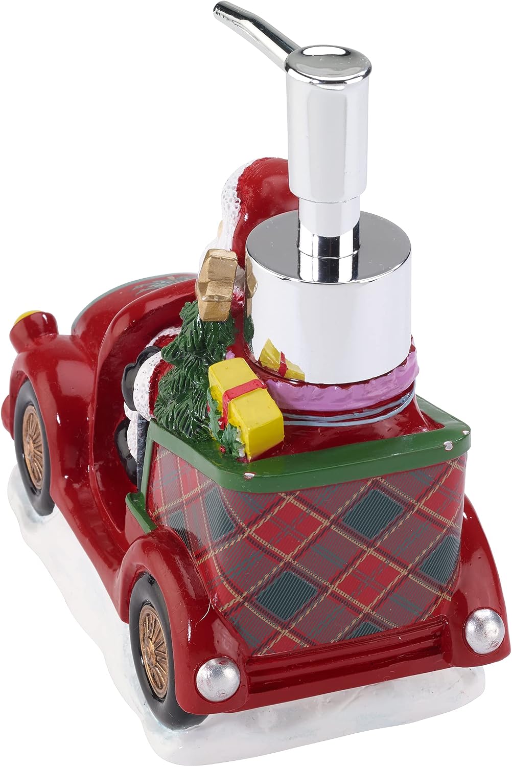 Spode - Lotion Pump/Soap Dispenser, Guest Bathroom Essentials, Holiday Home Decor (Spode Christmas Tree Tartan Collection)