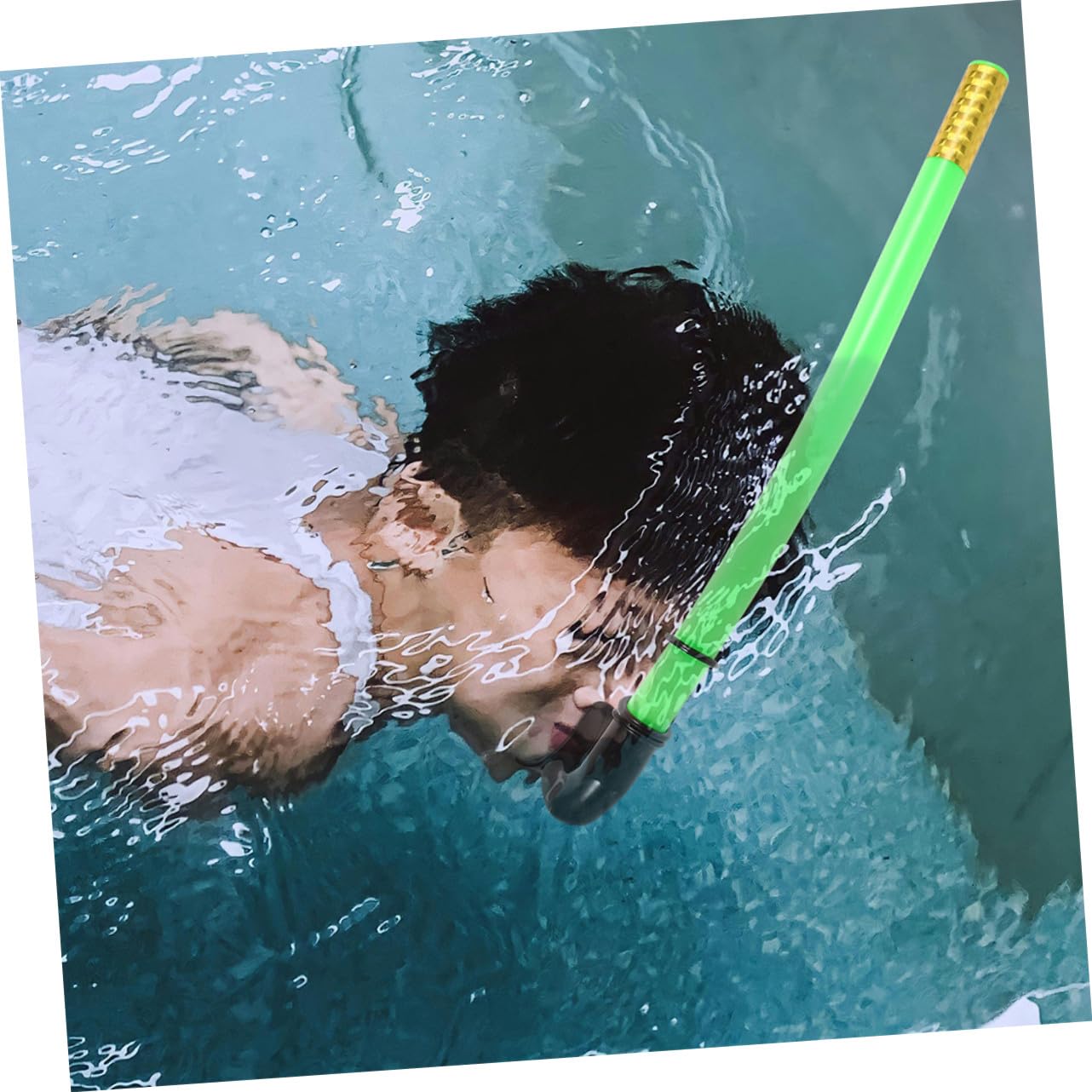 TOYANDONA Gafas De Buceo y Tubo De Snorkel Compacto y Ligero para Natación Equipo De Snorkel Duradero Aletas Cortas para Nadar para Principiantes