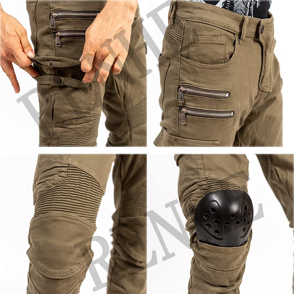Amazon | RENHE バイク用パンツ メンズ ライディングパンツ