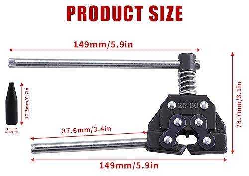 Miniatura 3 de Cortador de cadena para 25/35/41/40/50/60 415H, 428H, 520,530 cadenas de rodillos para motocicleta, bicicleta, Go Kart, ATV