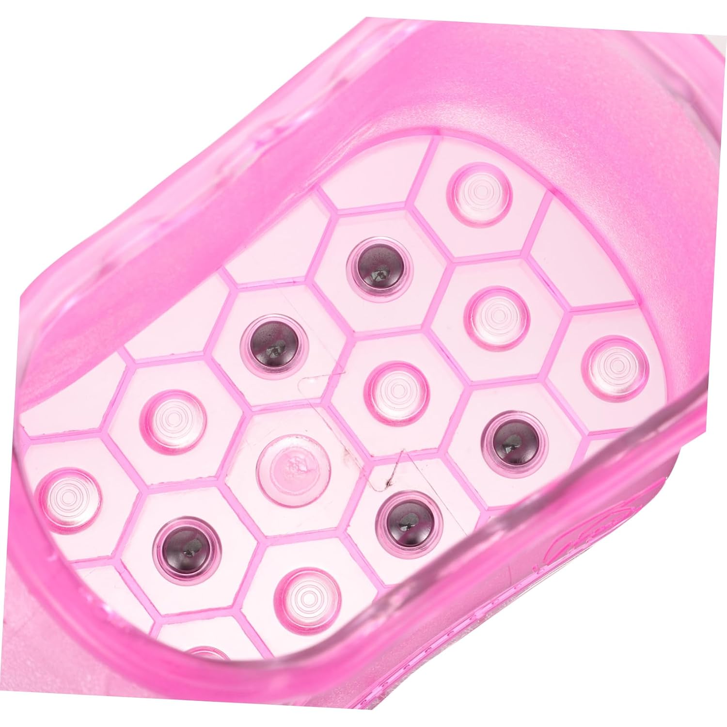 1pair Massage Foot Bath Shoes Foot Soak Tub Shoes for Relaxation and Blood Circulation for Home Use Fits Small Red