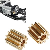 Vista 6 de Engranaje de motor cepillado para automóvil RC, reemplazo duradero de alta precisión, juego de engranajes de oruga RC a escala 1/24, 5 piezas