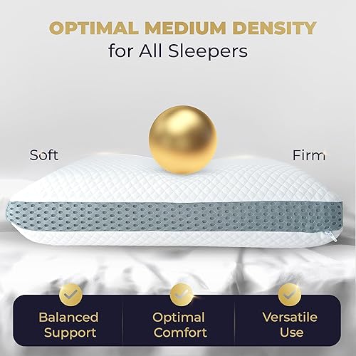 Miniatura 7 de Royal Therapy Almohada de espuma viscoelástica, alivio del dolor de cuello King, para dolor de cuello y hombros, cuello, dormir de lado, almohada