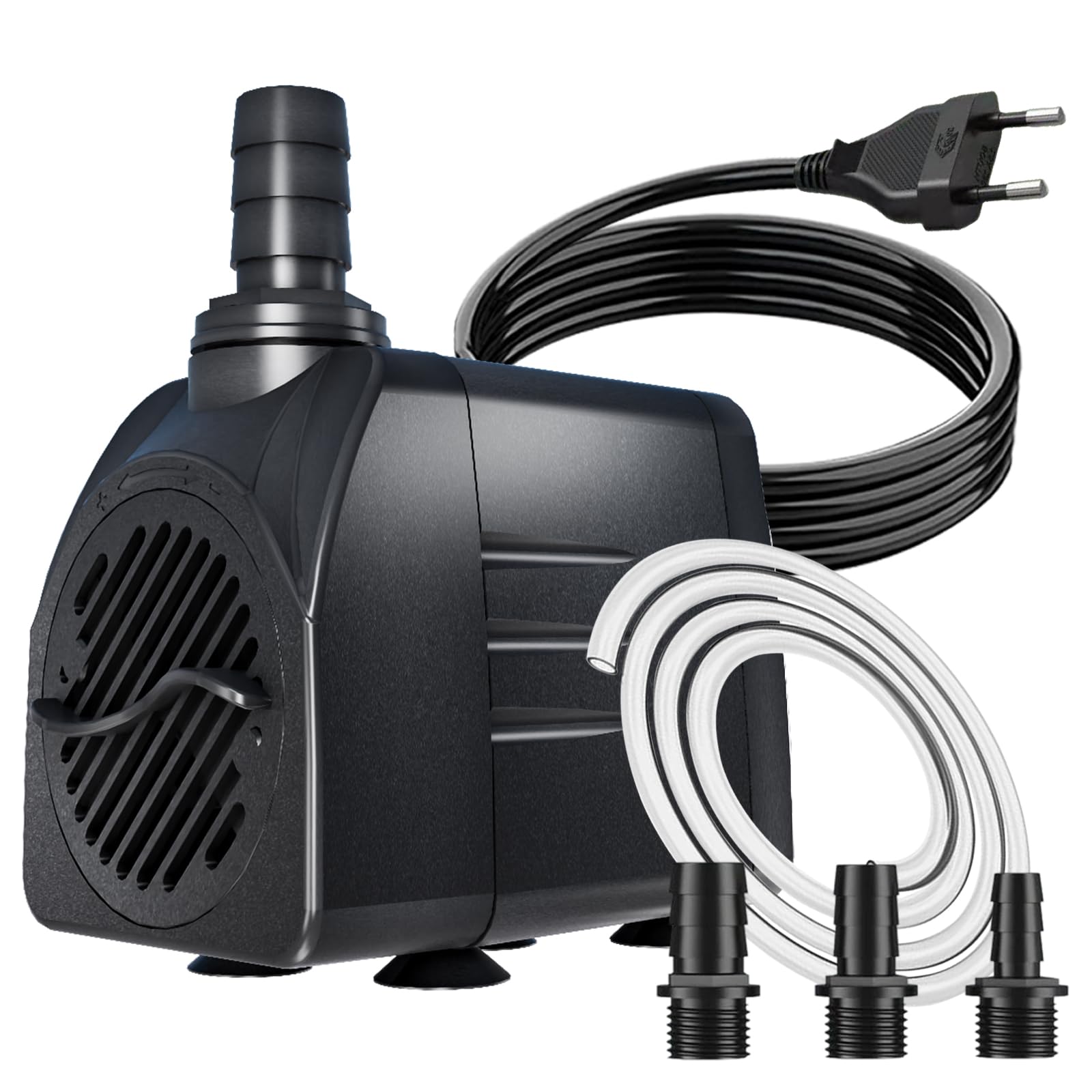 Pompe submersible 25W Knifel 1500L/h pour étang fontaine et aquarium