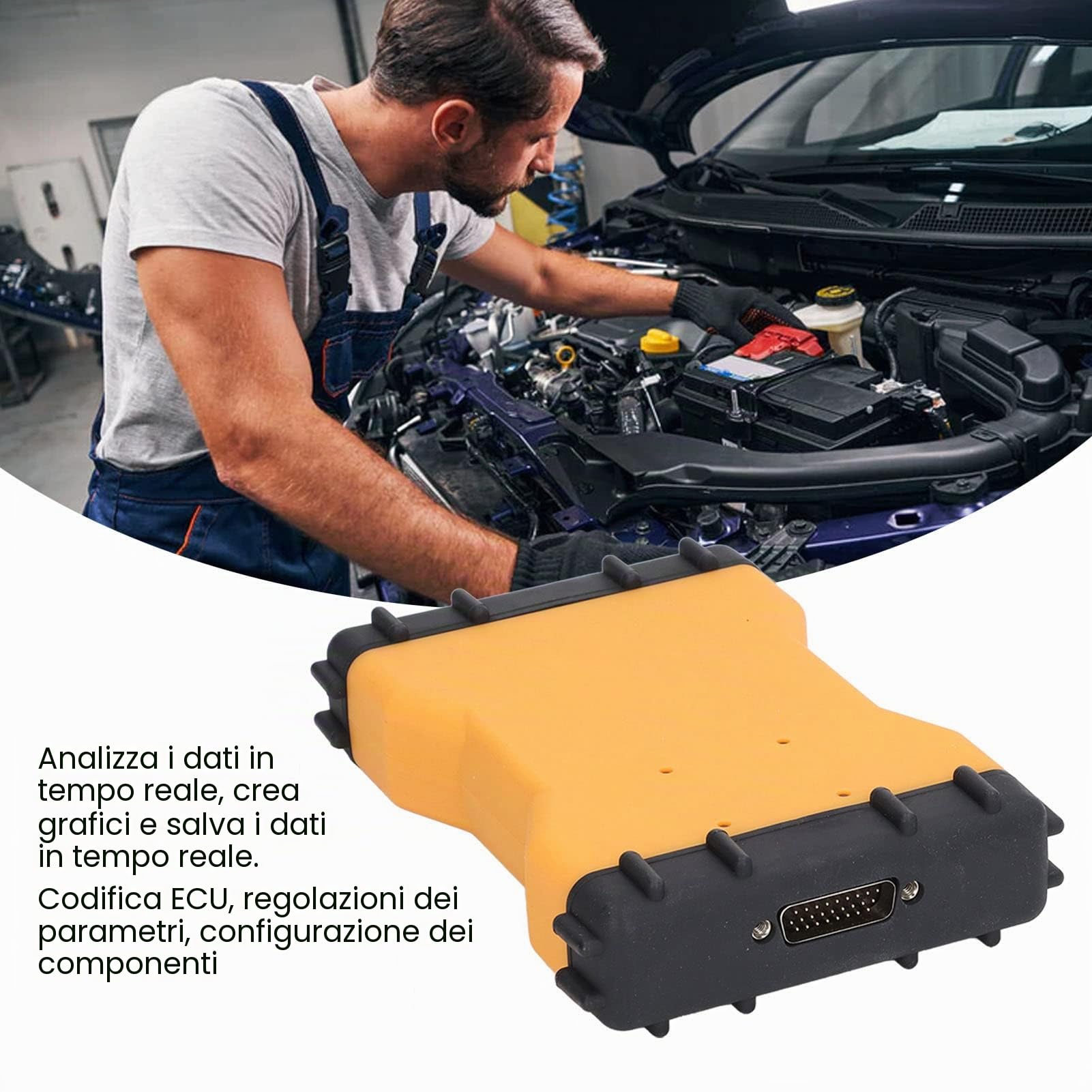 OBD2 Auto Diagnostica, DS150 V9 VCI 150E TCS Diagnosi Auto Professionale multifunzione Accessori, Lettore di Codici Cancellazione Codici di Errore,Dual Board Strumento diagnostico per auto