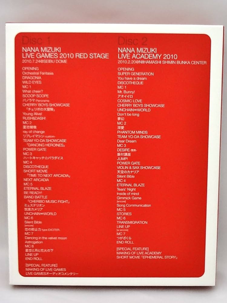 Amazon.co.jp: NANA MIZUKI LIVE GAMES×ACADEMY-RED- [Blu-ray