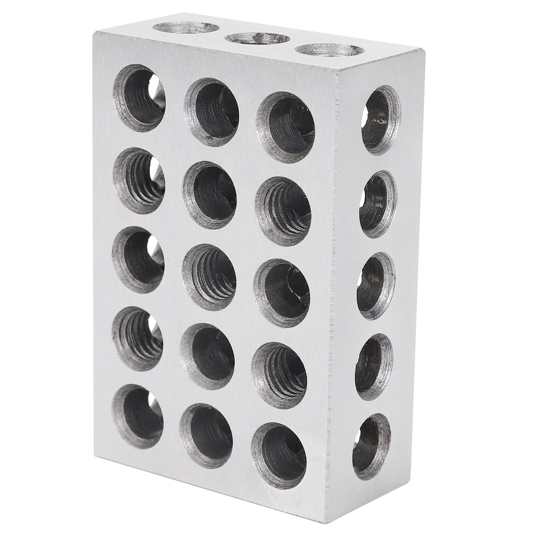 ZDSFSD 2Pcs 25x50x75mm Hardened Steel Blocks 23 Holes Parallel Clamping Block Lathe Tools 0.005mm for Machine Tool