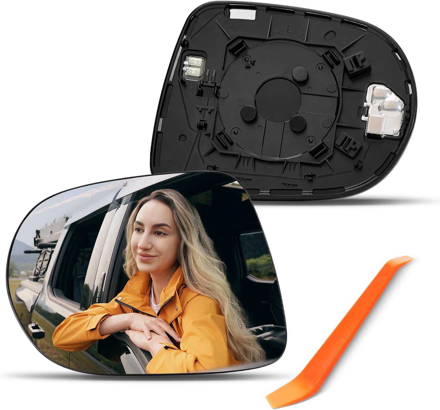 Compatible with Lexus RX350 RX450h Driver Side Mirror, 2010 2011 2012 2013 2014 2015, Replacement for 2010-2015 Lexus RX 350 RX 450h Left Side Mirrors, Heated