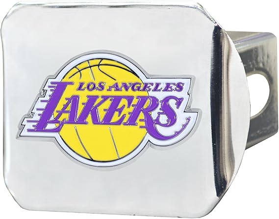 Amazon Co Jp Fanmats Nba ロサンゼルス レイカーズ Nba ロサンゼルス レイカーズカラーヒッチ クローム チームカラー フリーサイズ 車 バイク