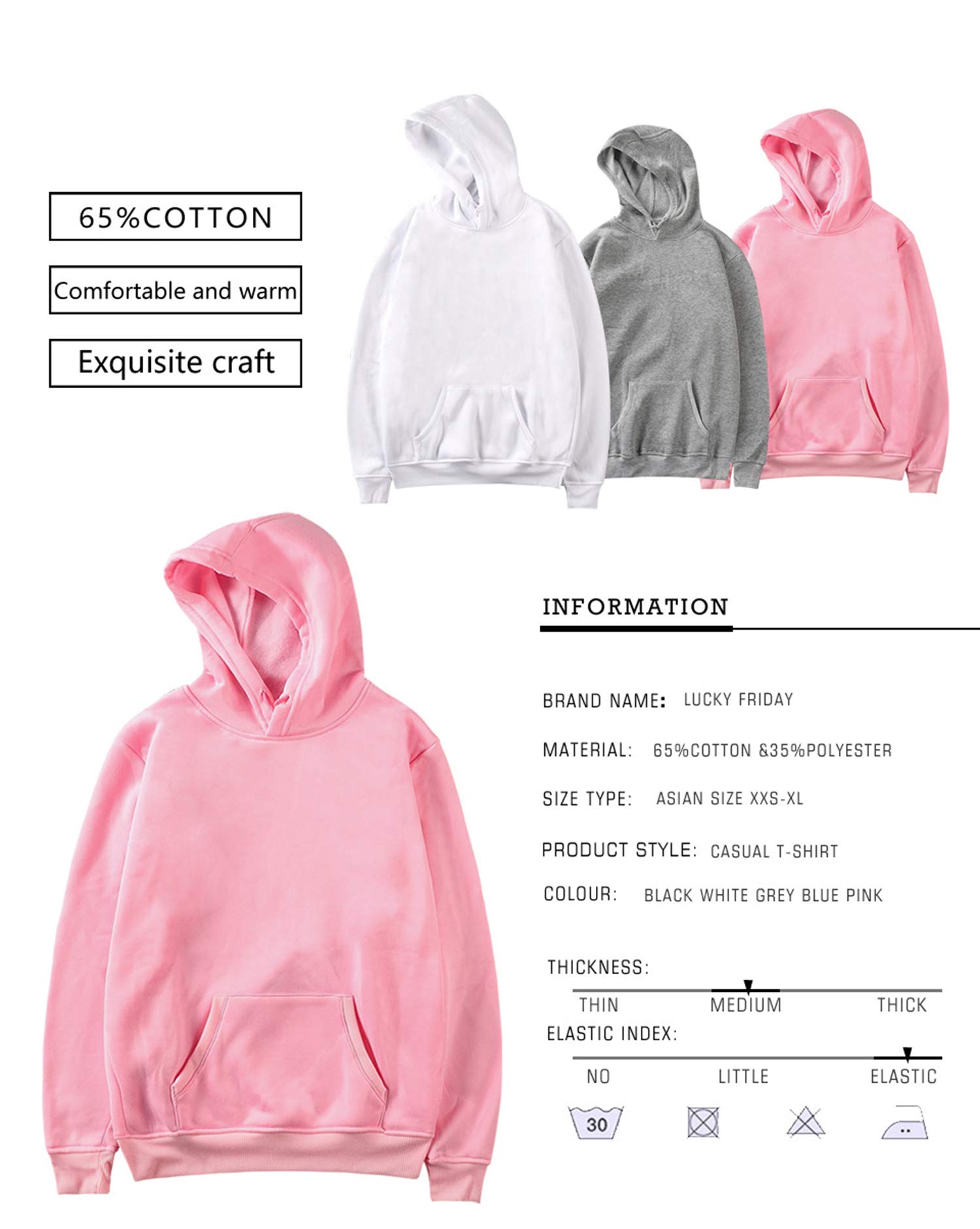 Xkpopfans Kpop NCT Hoodie Mark Taeyong Yuta Sweatshirt Concert Support Unisex Pullover M Black Jaehyun