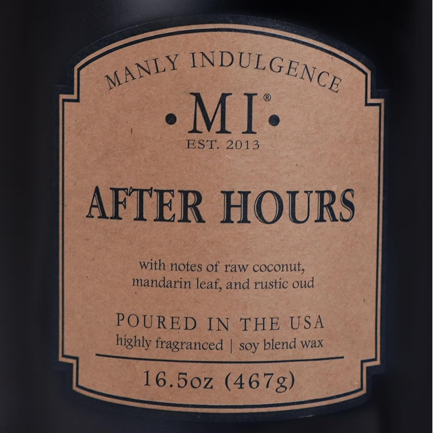 Manly Indulgence After Hours Scented Candles for Men, 2 Wick, 16.5 oz, Premium Soy Blend Wax, 60H Burn, Candles for Home Scented - Made in The USA - Image 5