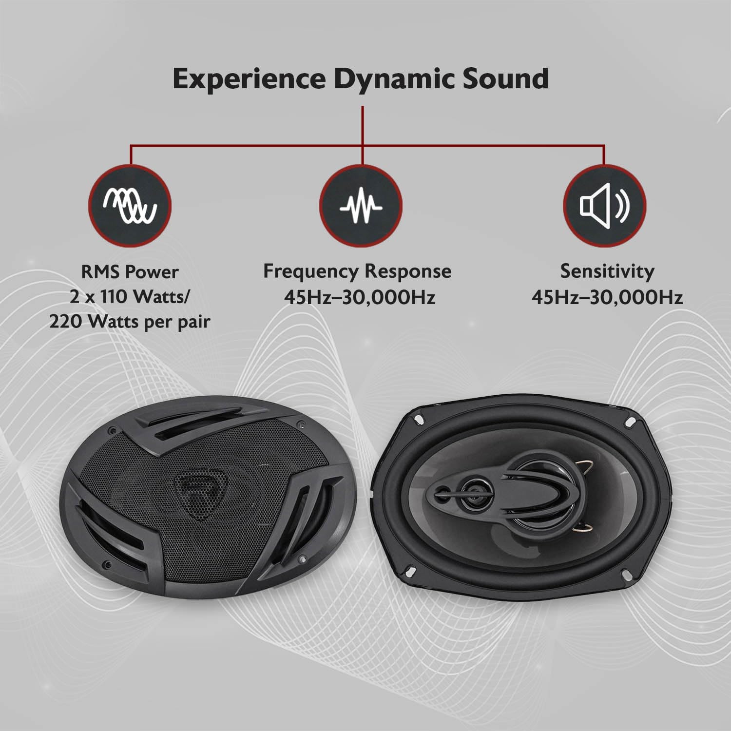 Rockville RV69.4A 6x9" 4-Way Car Speakers, 1000W, 4 Ohm, Rich Bass, CEA Rated, Polypropylene Woofer, Butyl Rubber Surround, Perfect for Car Audio - Image 2