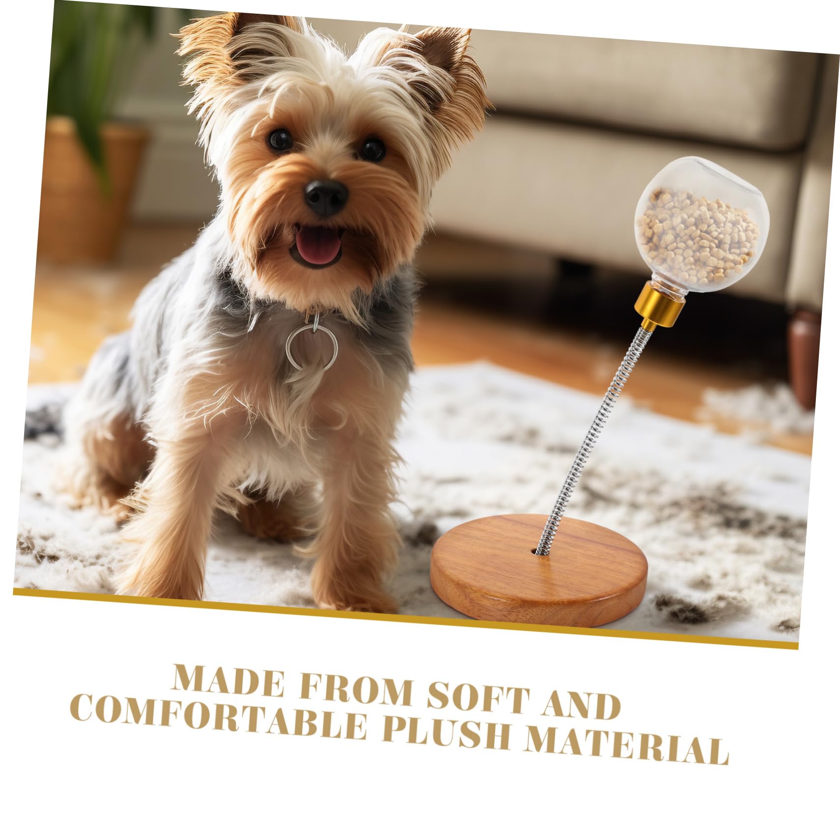 WOONEKY Distributeur De Friandises Interactif pour Animaux De Compagnie Jouet À Battre pour Chiots