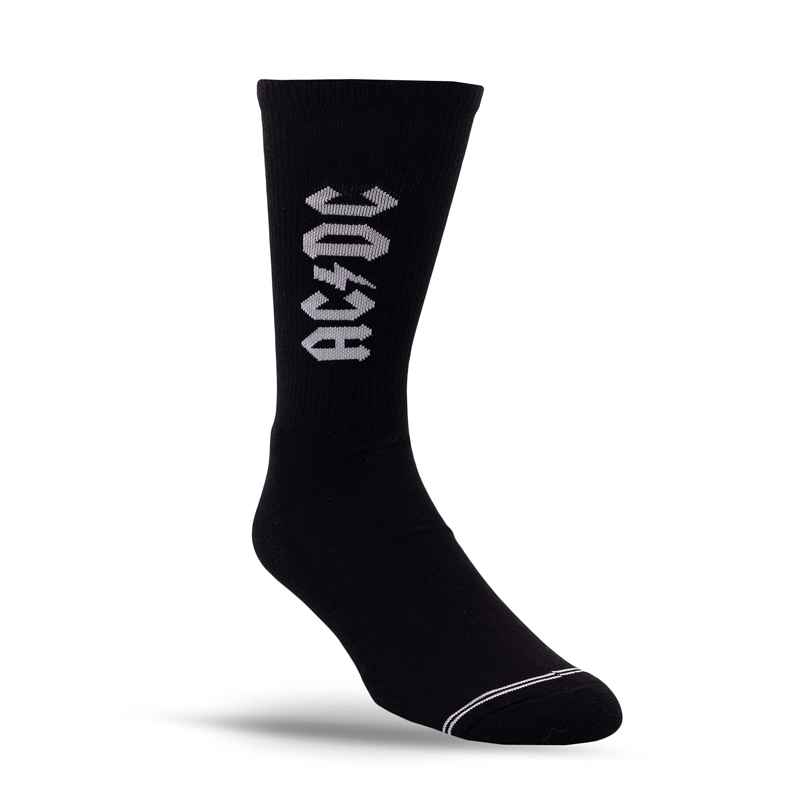 P PERRI'S SOCKS LTD. LICENSED - ACDC LIGHTNING STRIKES CREW, 001