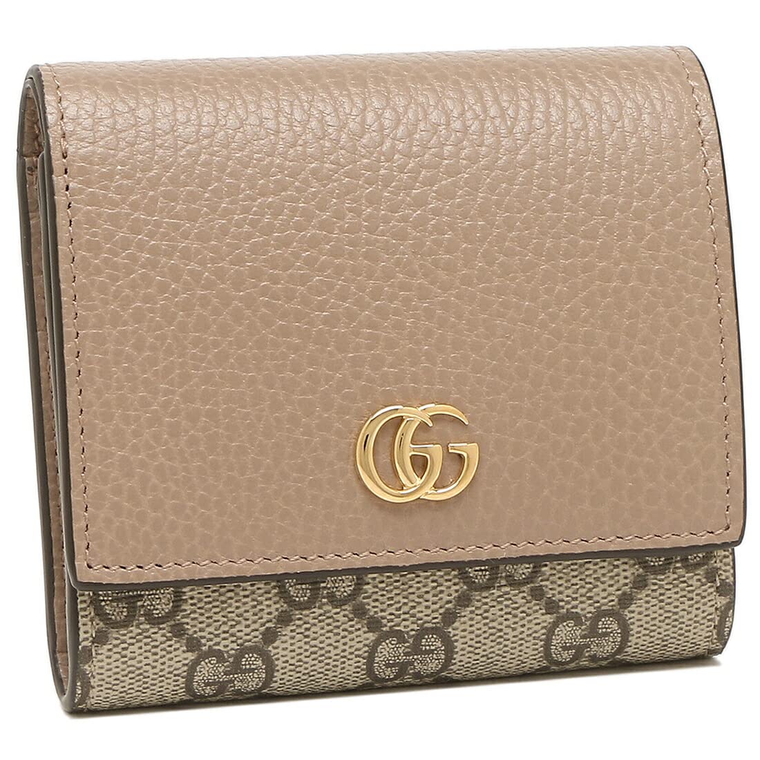 Amazon | グッチ 二つ折り財布 レディース GGマーモント ピンク 598587  