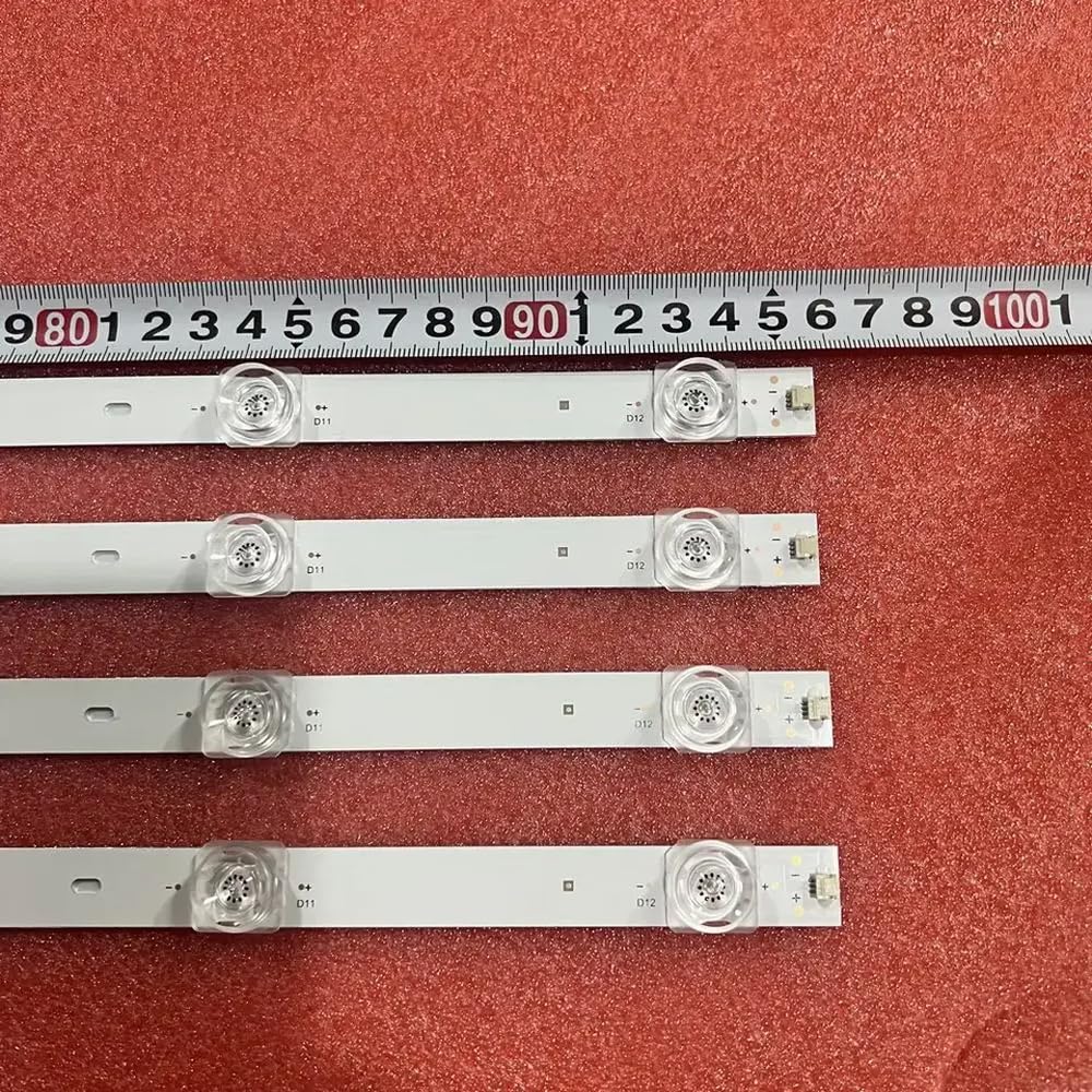 Striscia di retroilluminazione a LED 12LED compatibile con la serie 50A7500 50AE7400 serie SVH500AD6 JHD500X3U51-TAL2K2(4pcs set For 1 TV)