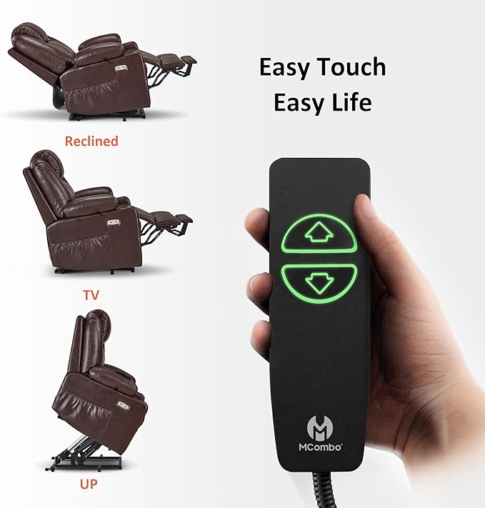 Sillón Eléctrico Reclinable con Masaje y Calor Tamaño Medio miniatura 6