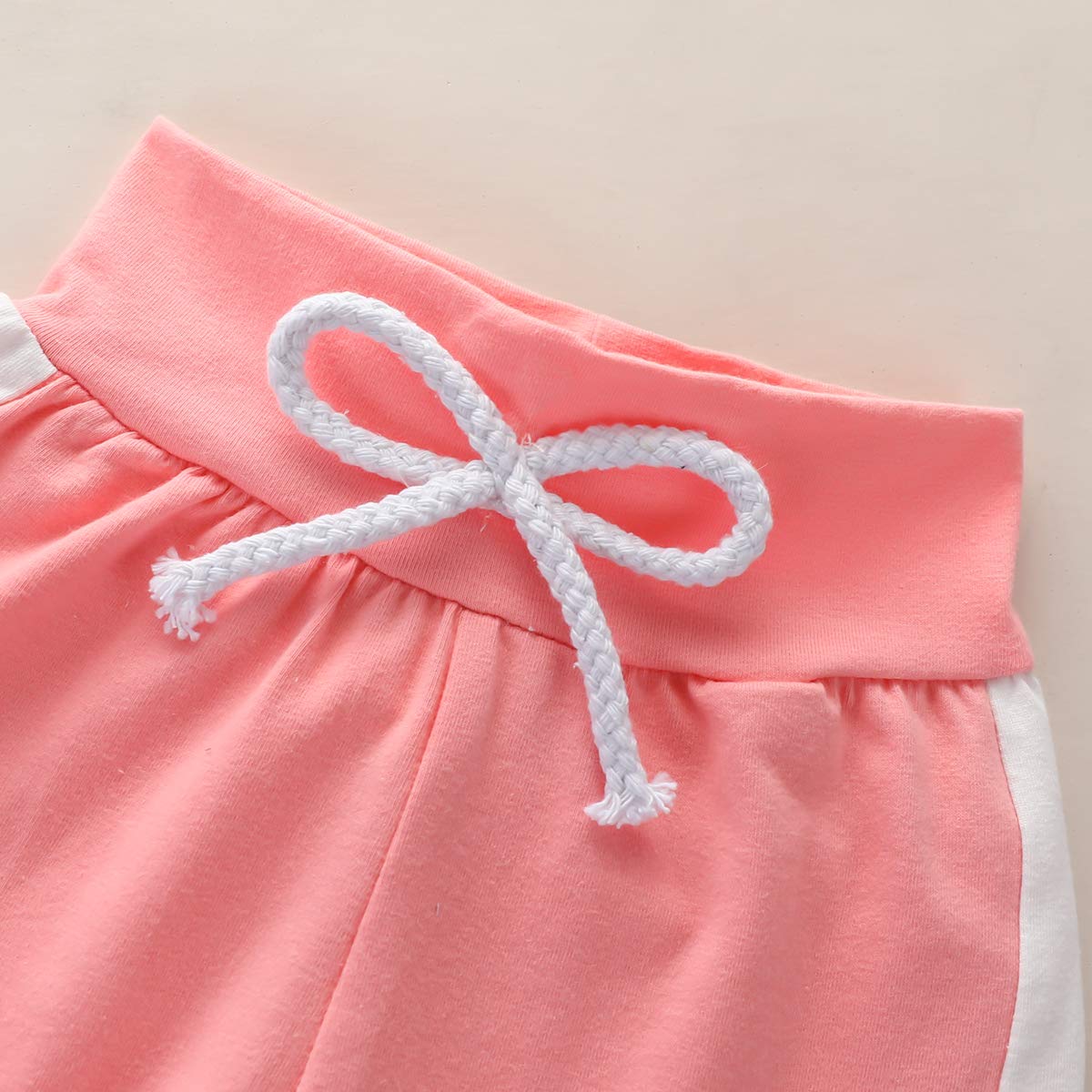 Geagodelia Ensemble de Vêtement pour Bébé Fille Garçon Haut Tops Sweat à Capuche Manche Longue Imprimé Lettre + Pantalon Imprimé Floral