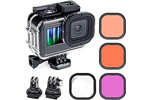 Waterproof GoPro Dive Case with 4 Color Filters and Macro Filter