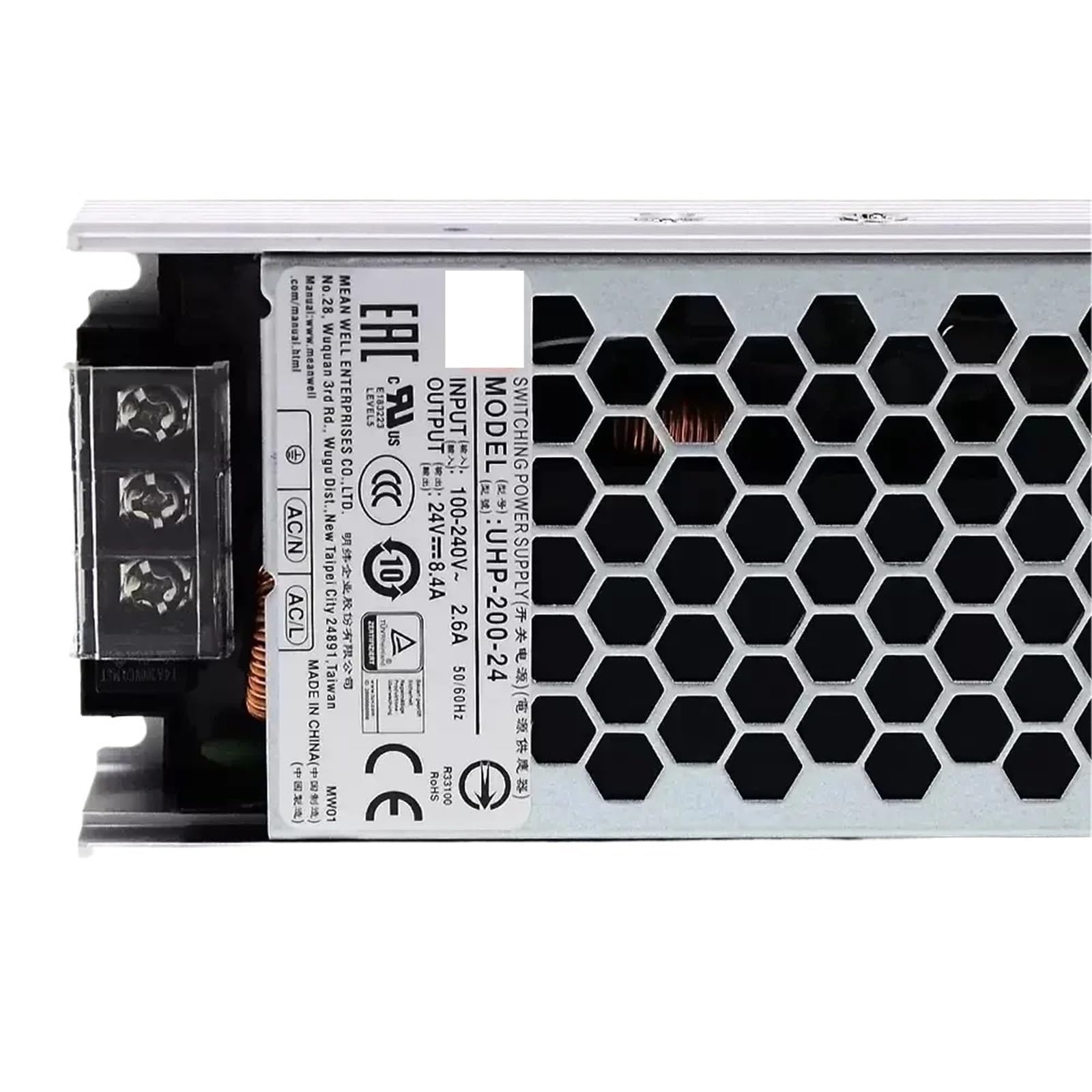 Fuente 24V UHP-200-24 para solucionar falta de espacio en cuadros eléctricos