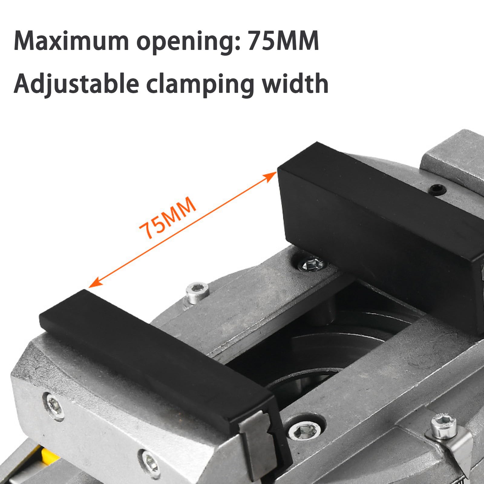Tavolo da lavoro composto in lega di alluminio con movimento dell'albero X Y 80mm 67mm colpi per lavori di lavorazione fresatura morsa di perforazione