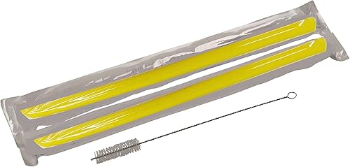 Miniatura 4 de Yellow Vocal Tubes para terapia del habla y canto - Pajitas de terapia para la salud vocal - Juego de 2 tubos de silicona para terapia de voz