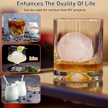 Ice Ball PressVersatile Ice Ball Maker for Bars Restaurants Beverage Shops,N