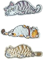 Vista 9 de 12 parches de gatos lindos para coser, parches autoadhesivos para chaquetas, mochilas, jeans, ropa, zapatos, parches de bricolaje