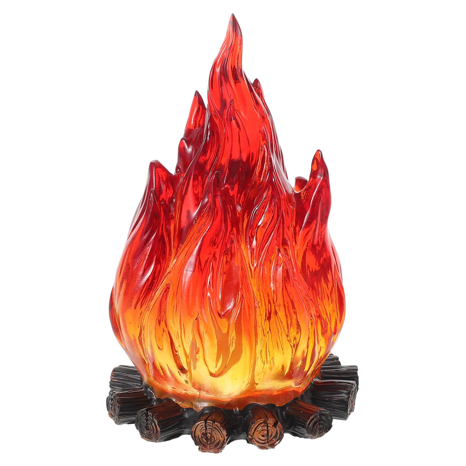 Toyvian Lampada a Fiamma Realistica LED Effetto Fuoco Artificiale senza Fiamma, Luce Notturna Decorativa da Tavolo a Batteria per Feste e Arredamento Interno ed Esterno