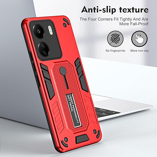 Miniatura 7 de Funda compatible con Tecno Camon 18 4G, soporte integrado compatible con Tecno Camon 18T 4G anticaídas a prueba de golpes, funda protectora 2 en 1,