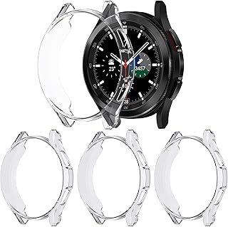 غطاء ممتص للصدمات من البولي يوريثان الحراري الناعم ايزكو لساعة سامسونج جالاكسي 4 كلاسيك 46 ملم عبوة 3 بولي يوريثين اللدن بالحرارة شفاف