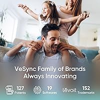 Vista 7 de Etekcity Báscula Digital de Peso Corporal para Baño, Pantalla LCD Azul Grande con Retroiluminación, Mediciones de Alta Precisión, Vidrio Templado