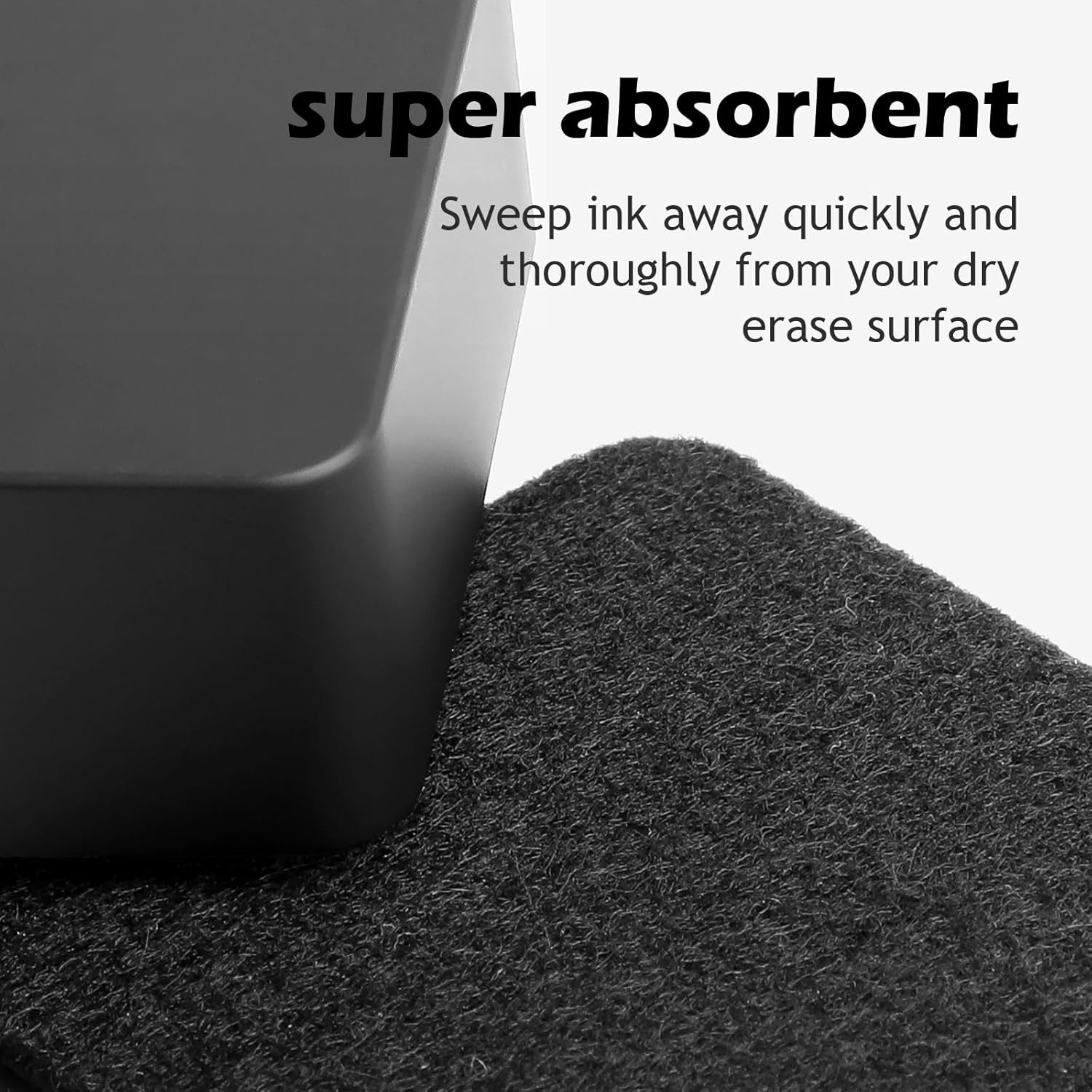 Ddaowanx Dry Erase Erasers, 2x2,Soft Grip Magnetic Mini Eraser for Refrigerator Whiteboard,Classroom Teacher Supplies(8 Pack/Black)