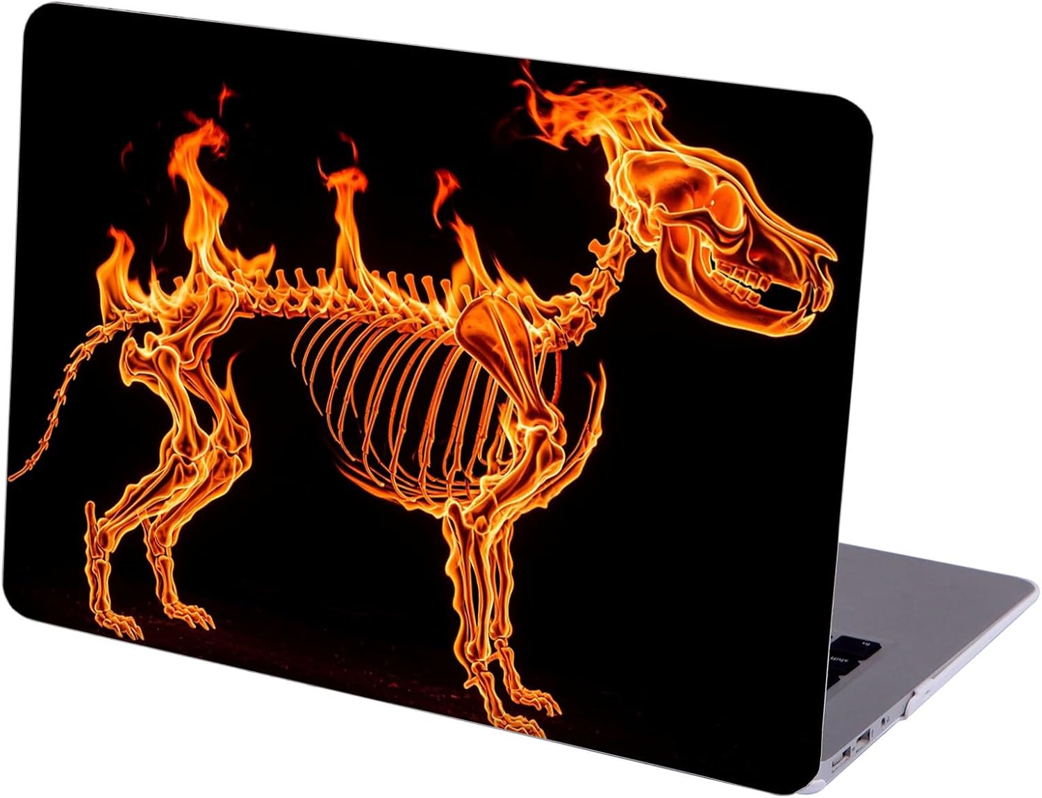 Compatible with MacBook Neo 13-inch, Hard Shell Case with Keyboard Cover and Screen Protector (A3404 A18 Pro chip, 2026 Release) - Tiger Skeleton MC22145