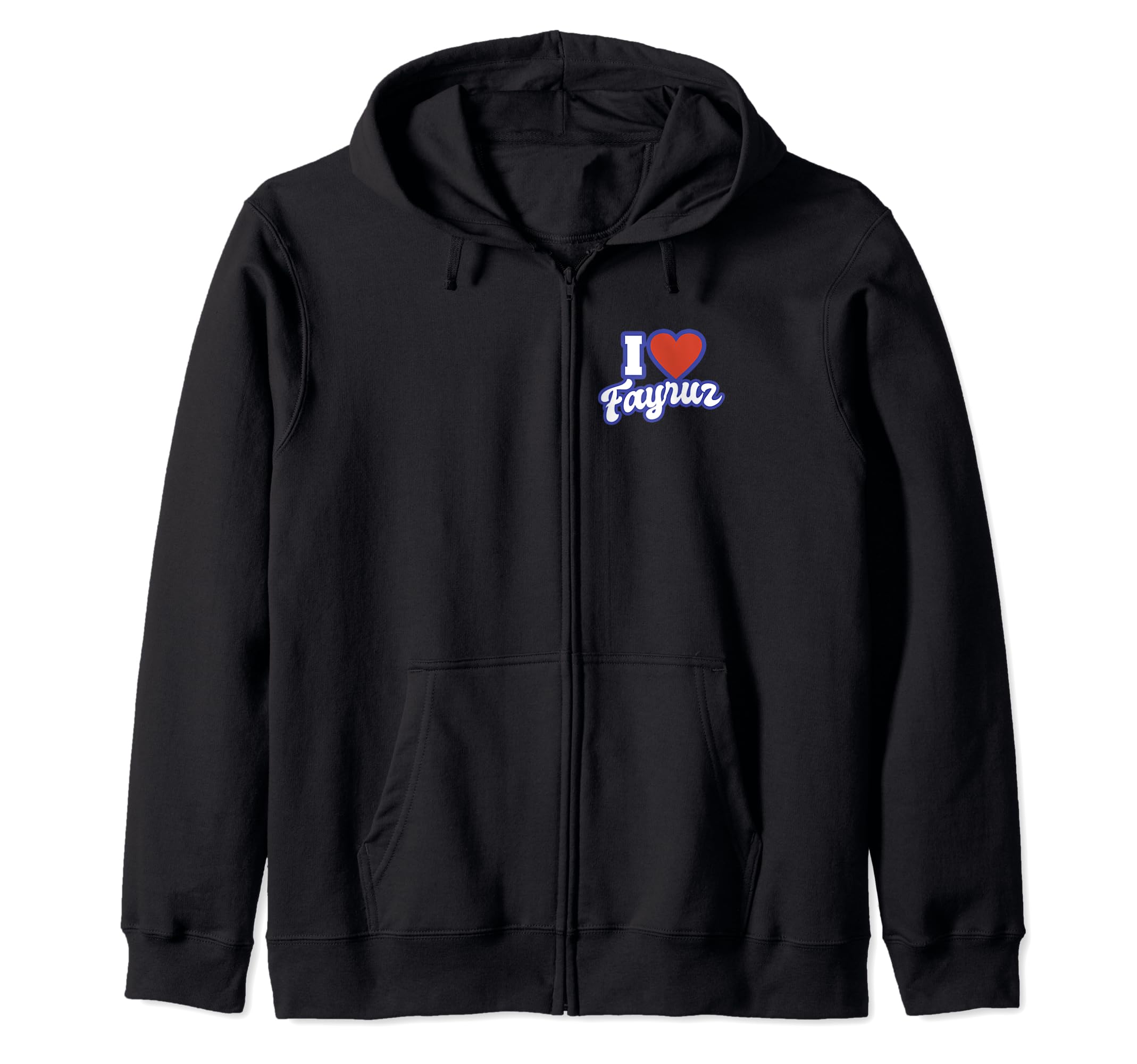 I Love Fayruz Zip Hoodie