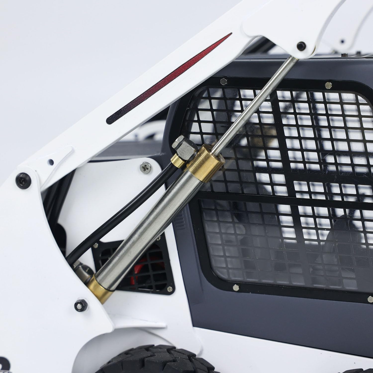1/14 RC Hydraulic Skid-Steer Loader SM450 RC Wheeled Loader Construction Vehicle Sound Light I6S Radio Controller