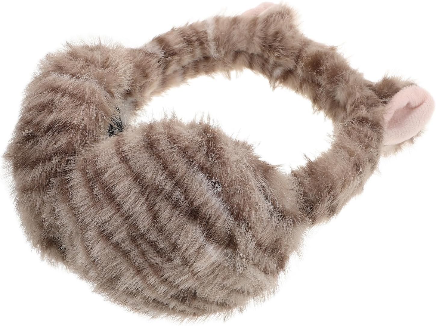 Beavorty Plush Cartoon Foldable Ear Muffs for Boys, Lightweight