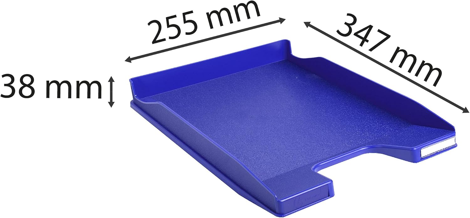 Exacompta Office Letter Tray Combo Mini, 347x255x38mm - Night Blue