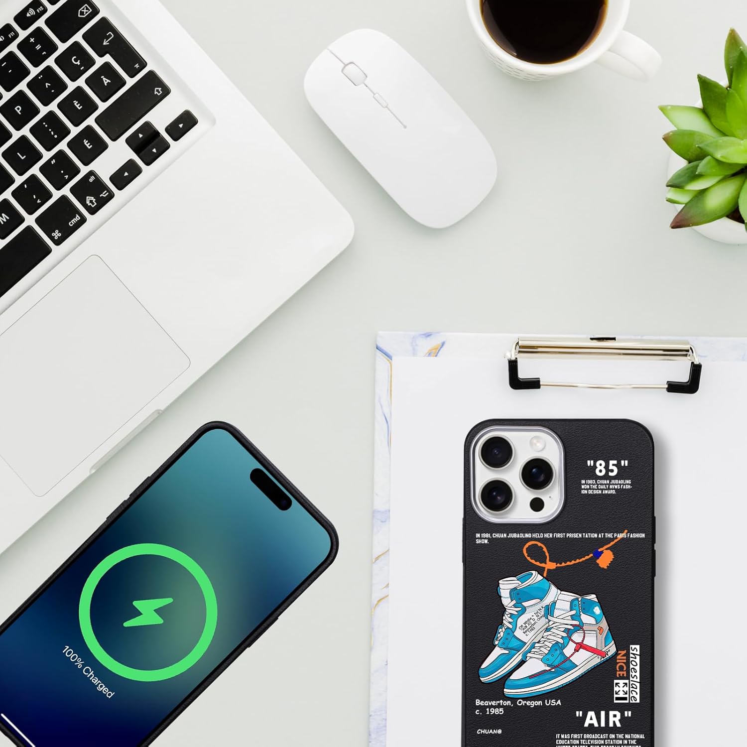 Cool Design Phone Case for iPhone 17 Pro Case for Boys Men Aesthetic Shockproof Basketball Sneaker Sports Designer Cases Compatible with iPhone 17 Pro - Image 7