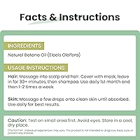 Vista 8 de Aceite de batana crudo 100% natural para el crecimiento del cabello, sin refinar y orgánico Dr Sebi aceite para el crecimiento del cabello