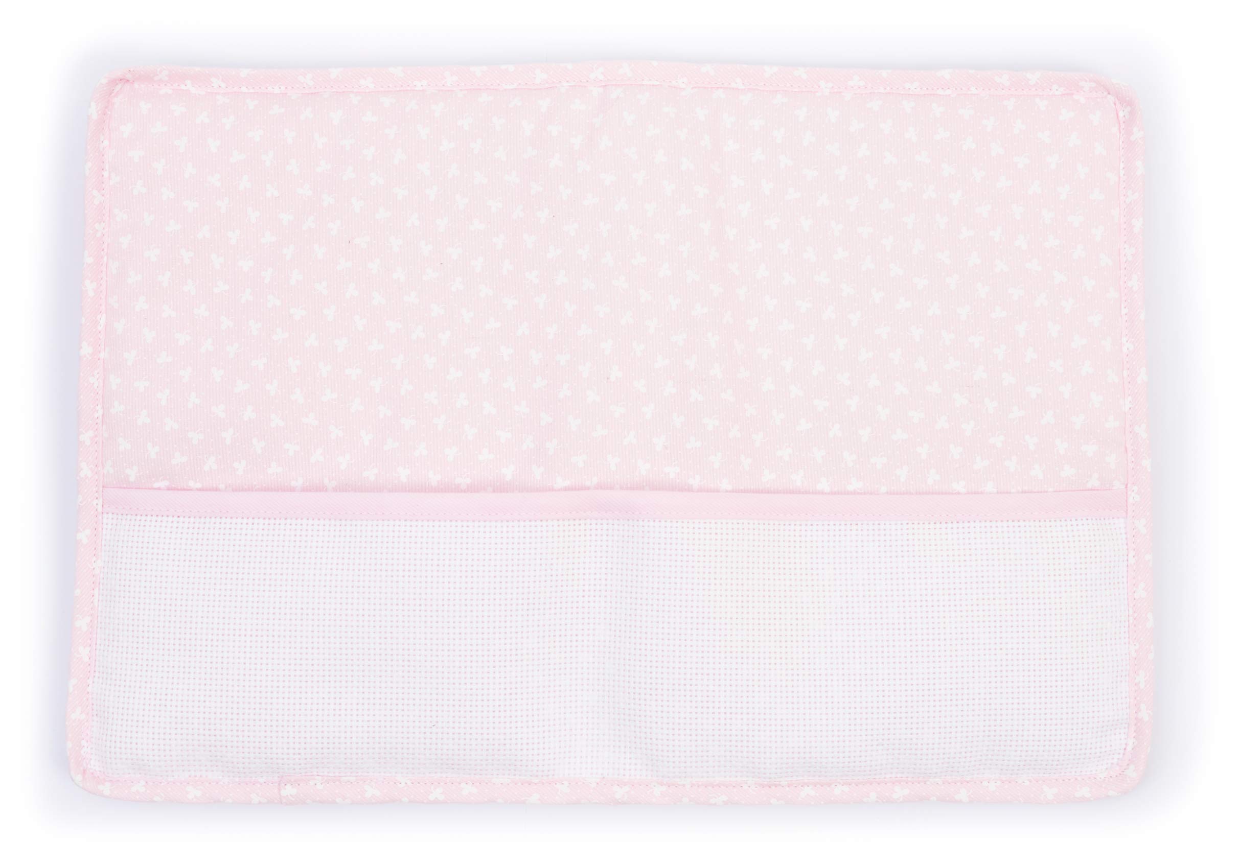 Filet Cubre libreto Amp1128R Sanitario Cover Documentos Sanitarios Recién Nacido para bordar, Color Rosa, 100 G