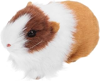 FOYTOKI Simulação Modelo De Mouse Modelo De Hamster Fotografia De Animal Adereço Simulação Hamster De Pelúcia Estátua De Animal Fofo Brinquedo De Hamster Estátua De Hamster Artificial