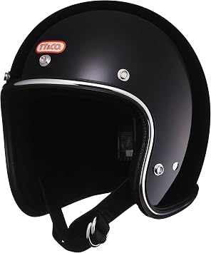 TT&CO. Motorcycle Helmet, Jet Helmet, Super Magnum Standard Made to Fit Japanese Users with a Slim Shape FREE 57-58cm, PSC/SG/DOT Standards, Harley, American, Removable Interior